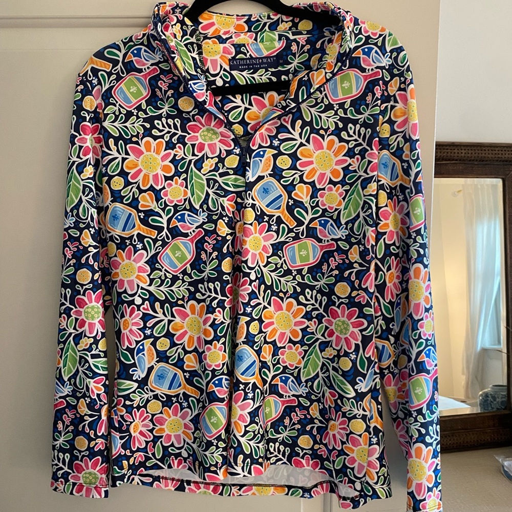 COPY - Katherine Way Ana maria pullover pickleball print